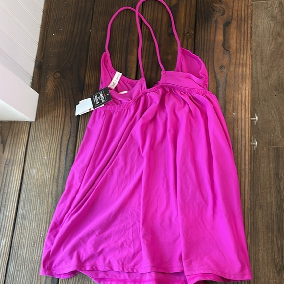 NWT Salt + Cove Bright Pink swim cover mini Dress - Picture 4 of 4